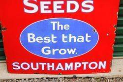 Toogoods Seeds Enamel Advertising Sign