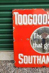 Toogoods Seeds Enamel Advertising Sign