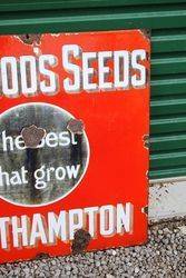 Toogoods Seeds Enamel Advertising Sign