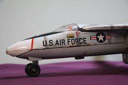 Toy Battery Operated TN Japan General Dynamics  Grumman F IIIA Jet Fighter