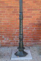 Tudor 3 Branch Cast Iron Garden Lamp