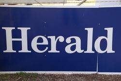 Two Herald Sun Advertising Tin Sign  