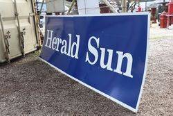 Two Herald Sun Advertising Tin Sign  