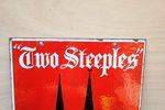 Two Steeples Trustworthy Underwear Double Sided Enamel Sign