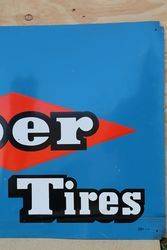 V10 Kleber Tires Aluminum french Advertising Sign  