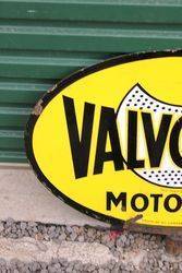 Valvoline Double Sided Lollipop Sign