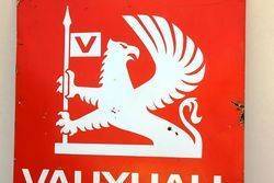 Vauxhall Enamel Advertising Sign