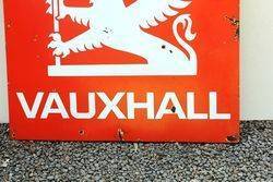 Vauxhall Enamel Advertising Sign