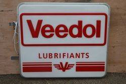 Veedol Lubrifiants Double Sided Light box  