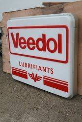 Veedol Lubrifiants Double Sided Light box  