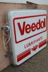 Veedol Lubrifiants Double Sided Light box  