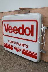 Veedol Lubrifiants Double Sided Light box  