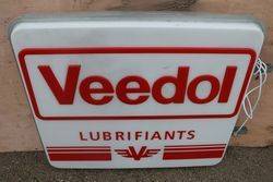 Veedol Lubrifiants Double Sided Light box  