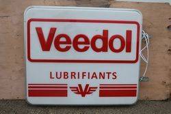 Veedol Lubrifiants Double Sided Light box  