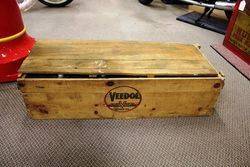 Veedol Oils Wooden Packing Crate