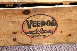 Veedol Oils Wooden Packing Crate