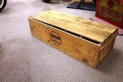 Veedol Oils Wooden Packing Crate