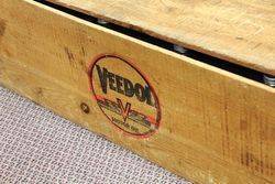 Veedol Oils Wooden Packing Crate