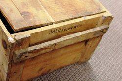 Veedol Oils Wooden Packing Crate