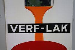VerfLak Pieter Schoen Tin Advertising Sign 