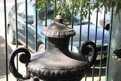 Verona Cast Iron Urn And Base