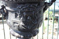 Verona Cast Iron Urn And Base