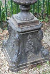 Verona Cast Iron Urn On Stand 