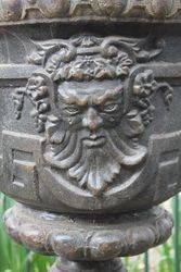 Verona Cast Iron Urn On Stand 