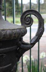 Verona Cast Iron Urn On Stand 