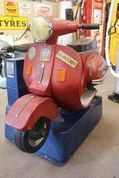 Vespa Motorcycle Coin operated childrenand39s ride