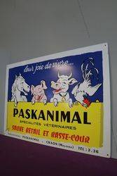 Veterinary Paskanimal Aluminium Advertising Sign 