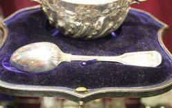 Victorian 2Handled Embossed Porringer London 1899