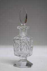 Victorian Cut Glass Perfume Bottle 