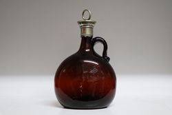 Victorian Glass Flask  