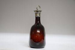 Victorian Glass Flask  