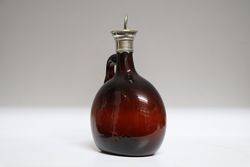 Victorian Glass Flask  