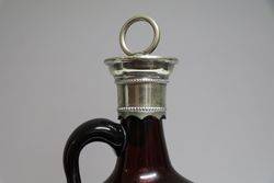 Victorian Glass Flask  
