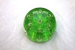 Victorian Green Glass Flower Separator 