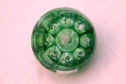 Victorian Green Glass Flower Separator 