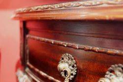 Victorian Half Round Mahogany Sideboard