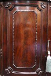 Victorian Half Round Mahogany Sideboard