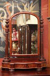 Victorian Mahogany Swing Mirror C1850 