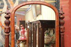 Victorian Mahogany Swing Mirror C1850 