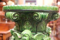Victorian Majolica Jardiniere C1880 