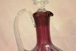 Victorian Mary Gregory Glass Wine Jug 