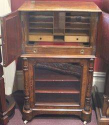 Victorian Music Cabinet Secretaire