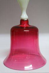 Victorian Ruby Glass Bell  