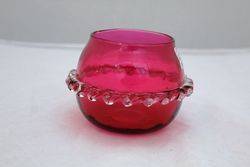 Victorian Ruby Glass Bowl