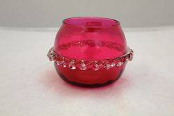 Victorian Ruby Glass Bowl