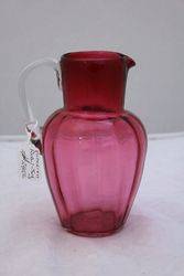 Victorian Ruby Glass Jug